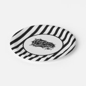 Assiettes En Carton Plaques de papier d'Halloween (Angle)