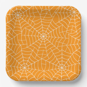 Assiettes En Carton Plaques de papier d'Halloween