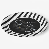 Assiettes En Carton Plaques de papier d'Halloween (Angle)