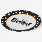 Assiettes En Carton Plaques de papier d'Halloween (Angle)