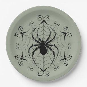 Assiettes En Carton Plaques de papier d'Halloween