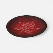 Assiettes En Carton Plaques de papier d'hymne du Canada (Angle)