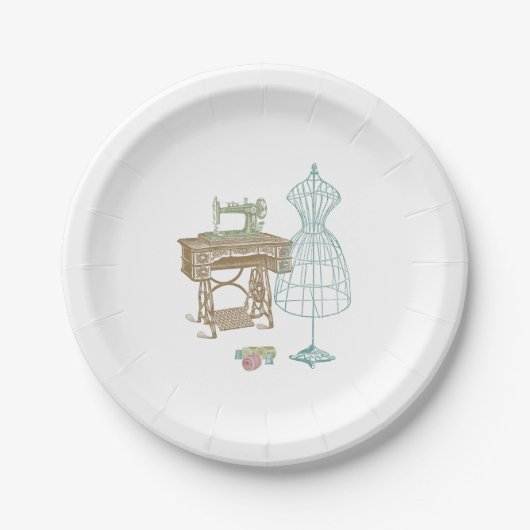 Assiettes En Carton Plaques de papier d'illustration pour kit de fabri (Devant)