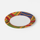 Assiettes En Carton Plaques de papier d'impression Kente (Angle)