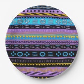 Assiettes En Carton Plaques de papier d'impression Shango Modern Afric (Devant)