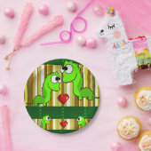 Assiettes En Carton Plaques de papier Dinosaur (Fête)