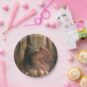 Assiettes En Carton Plaques de papier Dinosaures (Fête)