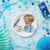 Assiettes En Carton Plaques de papier Docteur (Fête)