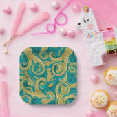 Assiettes En Carton Plaques de papier d'octopus (Fête)