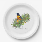 Assiettes En Carton Plaques de papier d'oiseaux (Devant)