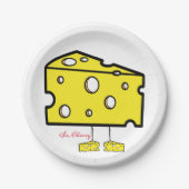 Assiettes En Carton Plaques de papier Donc, Fromage (Devant)