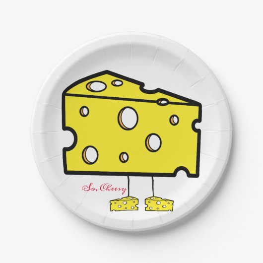 Assiettes En Carton Plaques de papier Donc, Fromage (Devant)