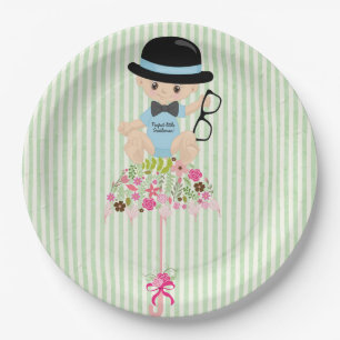 Assiettes En Carton Plaques de papier Douche pour bébé garçon
