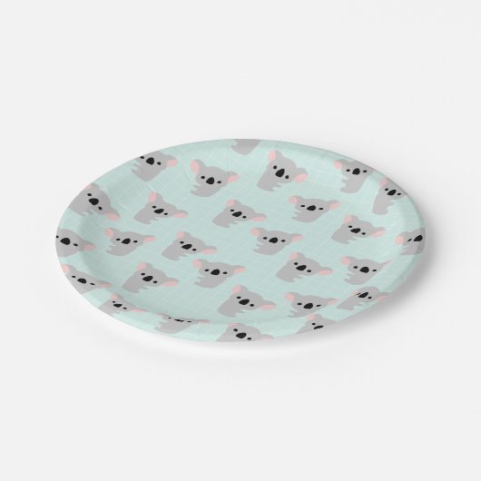 Assiettes En Carton Plaques de papier d'ours Koala (Angle)