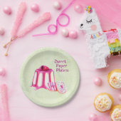 Assiettes En Carton Plaques de papier doux avec gâteau et beignets (Fête)