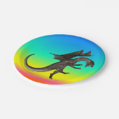 Assiettes En Carton Plaques de papier dragon (Angle)