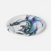 Assiettes En Carton Plaques de papier Dragon Custom Design 7" (Angle)