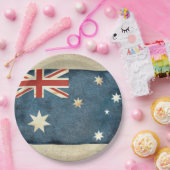 Assiettes En Carton Plaques de papier drapeau Australie (Fête)