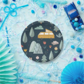 Assiettes En Carton Plaques de papier du camp de camping (Fête)