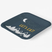 Assiettes En Carton Plaques de papier du camp de camping (Angulaire)