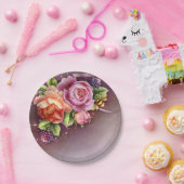 Assiettes En Carton Plaques de papier élégantes 7 pouces (Fête)