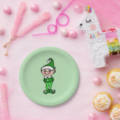 Assiettes En Carton Plaques de papier Elf de Noël (Fête)