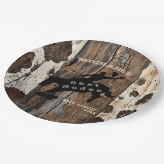 Assiettes En Carton Plaques de papier en bois rustique | Fin de semain (Angle)