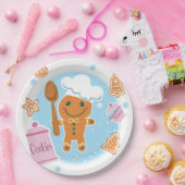 Assiettes En Carton Plaques de papier en pain d'épices (Fête)