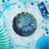 Assiettes En Carton Plaques de papier étoilé (Fête)