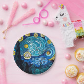 Assiettes En Carton Plaques de papier étoilé (Fête)