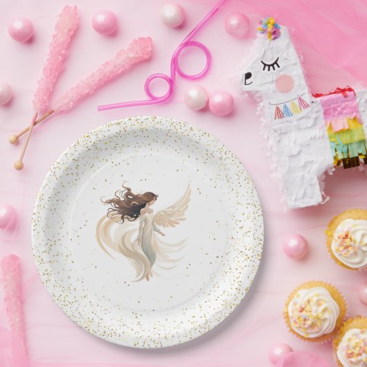 Assiettes En Carton Plaques de papier fécal Magique Garden (Fête)