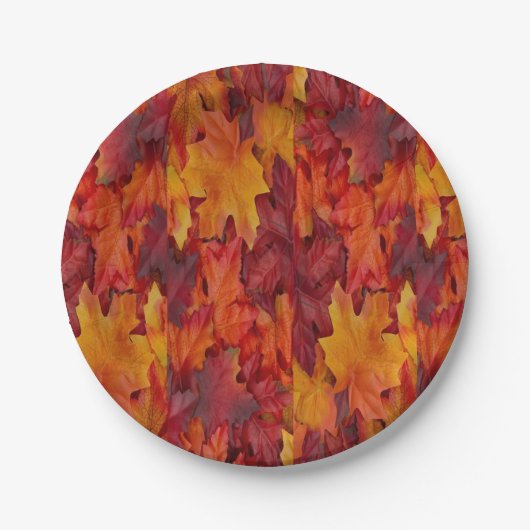 Assiettes En Carton Plaques de papier Feuille (Devant)