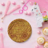 Assiettes En Carton Plaques de papier Fiesta Mexico (Fête)