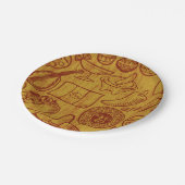 Assiettes En Carton Plaques de papier Fiesta Mexico (Angle)