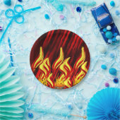 Assiettes En Carton Plaques de papier Flame (Fête)