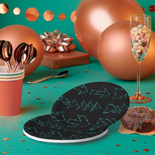 Assiettes En Carton Plaques de papier fléchées