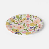 Assiettes En Carton Plaques de papier fleur sauvage (Angle)