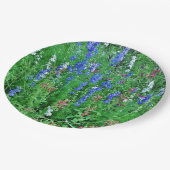 Assiettes En Carton Plaques de papier Fleur sauvage du Texas (Angle)