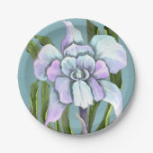 Assiettes En Carton Plaques de papier fleur Smeraldo (Devant)