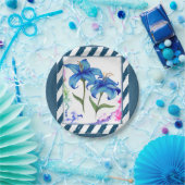 Assiettes En Carton Plaques de papier Floral (Fête)