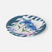 Assiettes En Carton Plaques de papier Floral (Angle)