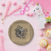 Assiettes En Carton Plaques de papier Floral (Fête)