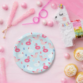 Assiettes En Carton Plaques de papier flottant Unicorn Pool (Fête)