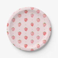 Plaques de papier fraise | Berry aquarelle