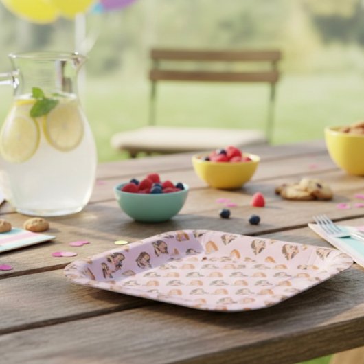 Assiettes En Carton Plaques de papier Friends