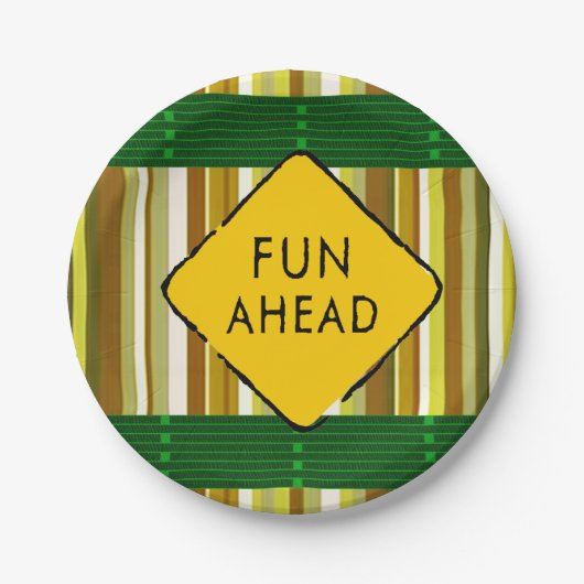 Assiettes En Carton Plaques de papier Fun (Devant)