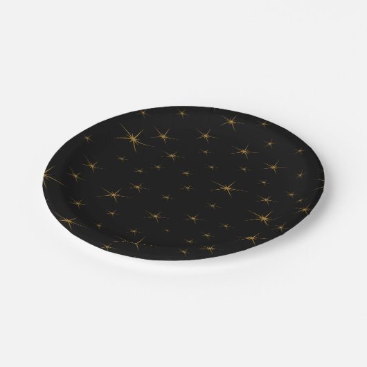 Assiettes En Carton Plaques de papier Galaxy 7 pouces (Angle)