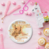 Assiettes En Carton Plaques de papier Giraffes uniques 7" (Fête)