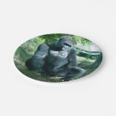 Assiettes En Carton Plaques de papier Gorilla (Angle)