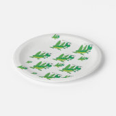 Assiettes En Carton Plaques de papier Grasshopper (Angle)
